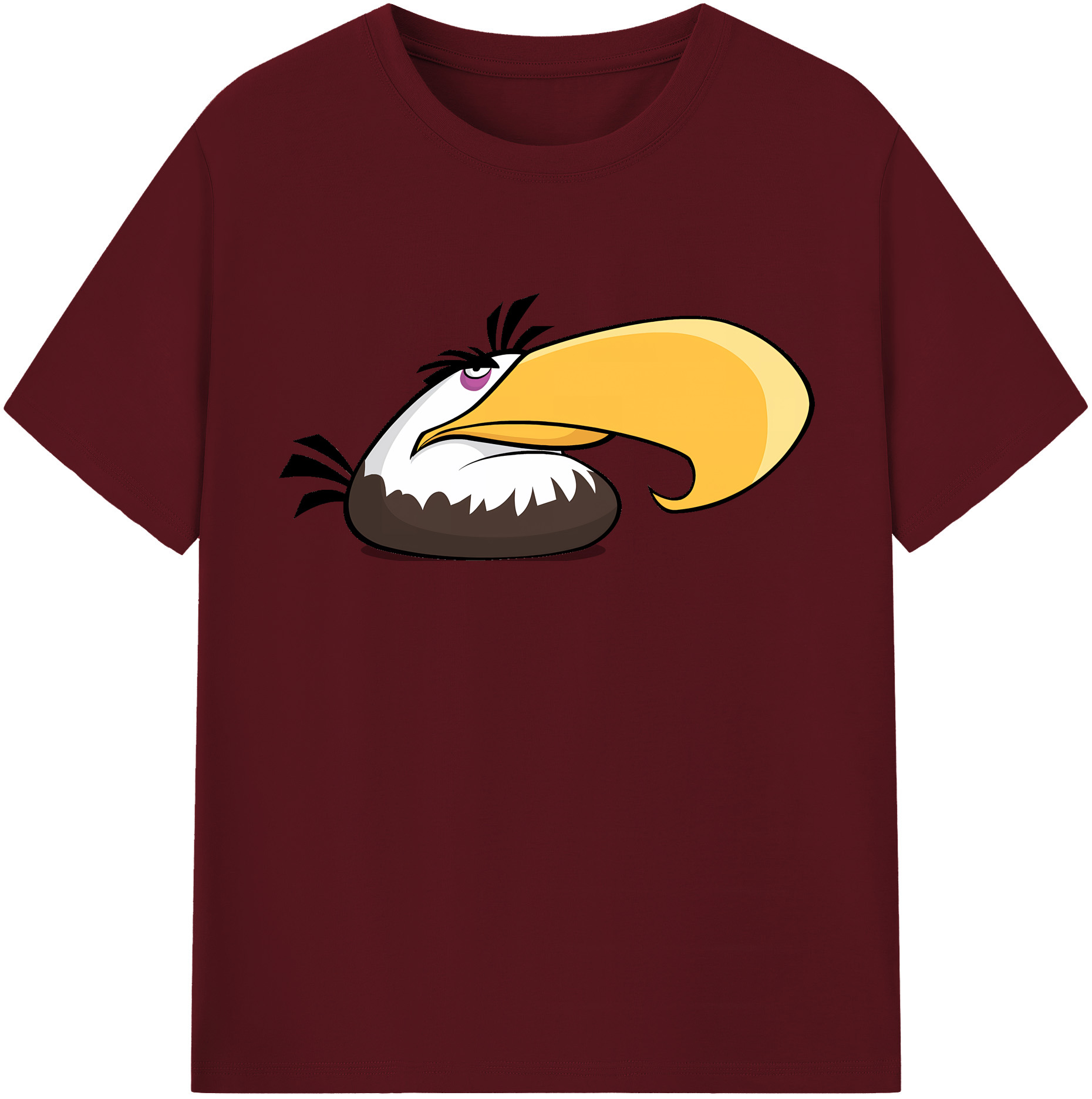 （画像用） Angry Birds アングリーバード 綿100％半袖Tシャツ（フロントプリント）